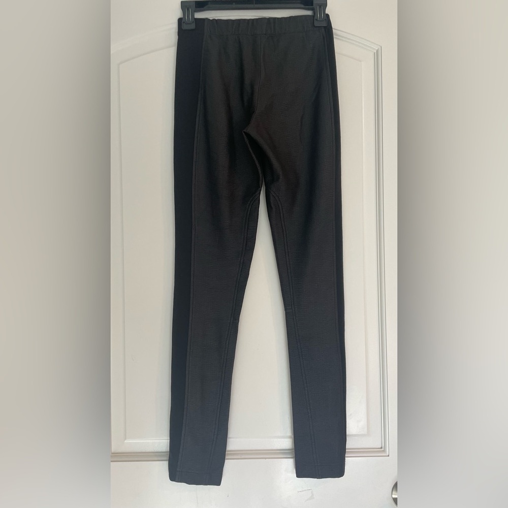 BCBGMaxAzria Black Faux Leather Pants - Picture 5 of 11